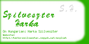 szilveszter harka business card